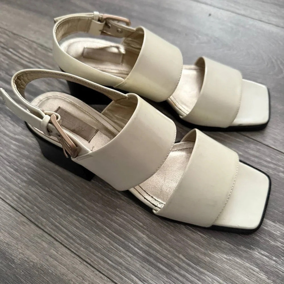 Suzanne Rae patent leather slingback sandals - Picture 4 of 6